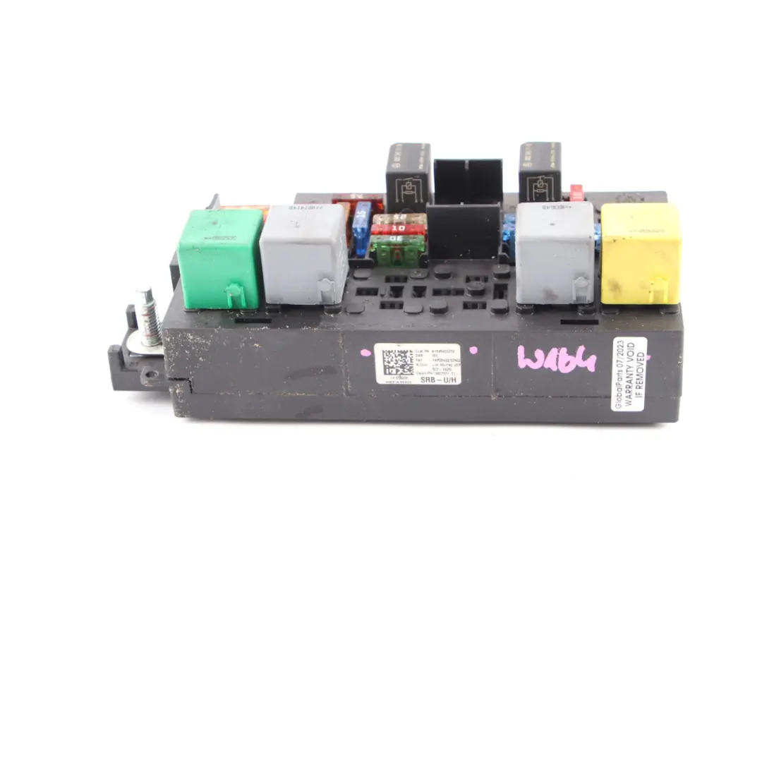 Fuse Box Relay Control Unit Module to Mercedes ML W164 with Part number A1645403272 Mercedes ML W164 Fuse Box Relay Control Unit Module - SKU A1645403272 - Part number A1645403272