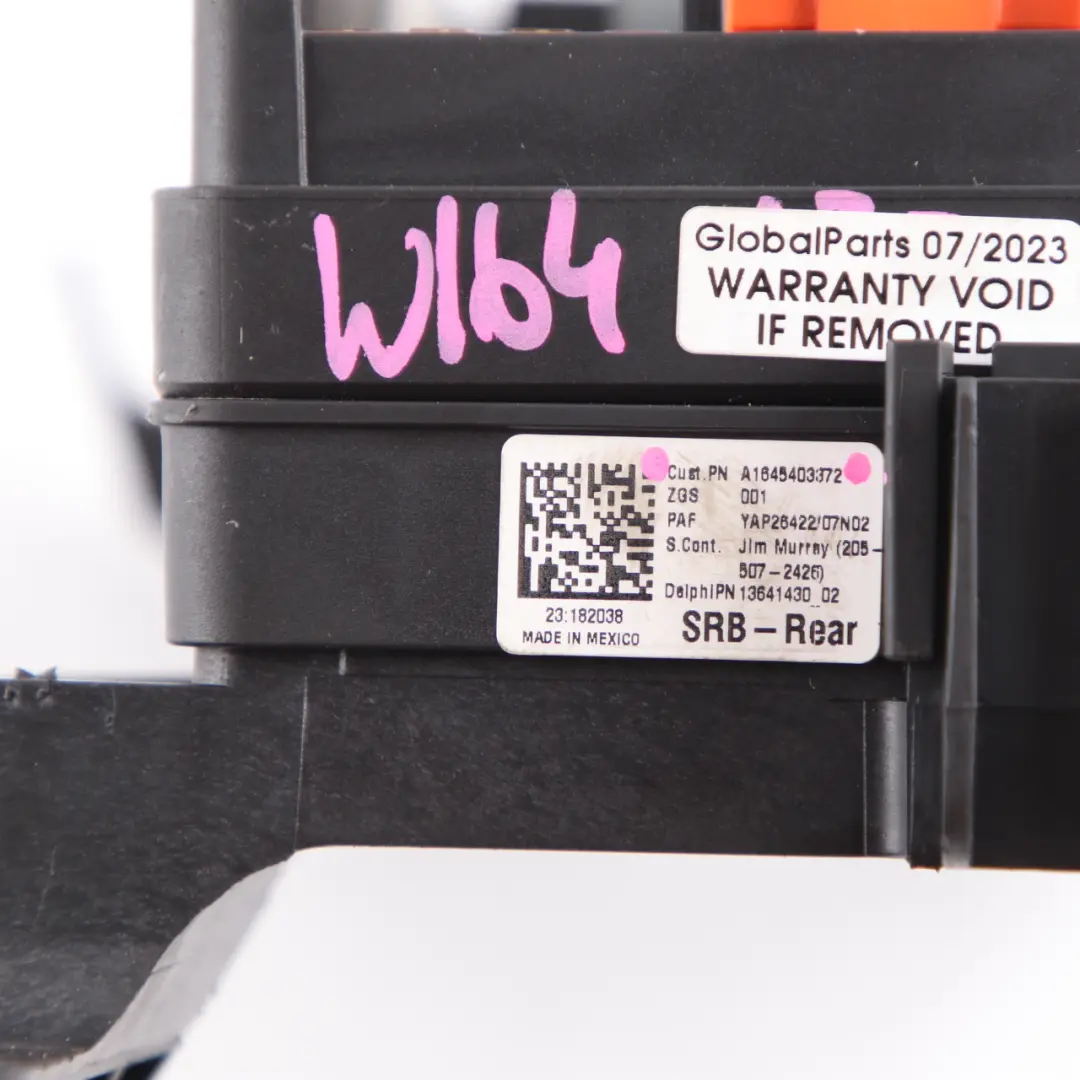Mercedes ML W164 Fuse Box Relay Control Unit Rear - SKU A1645403372 - Part number A1645403372