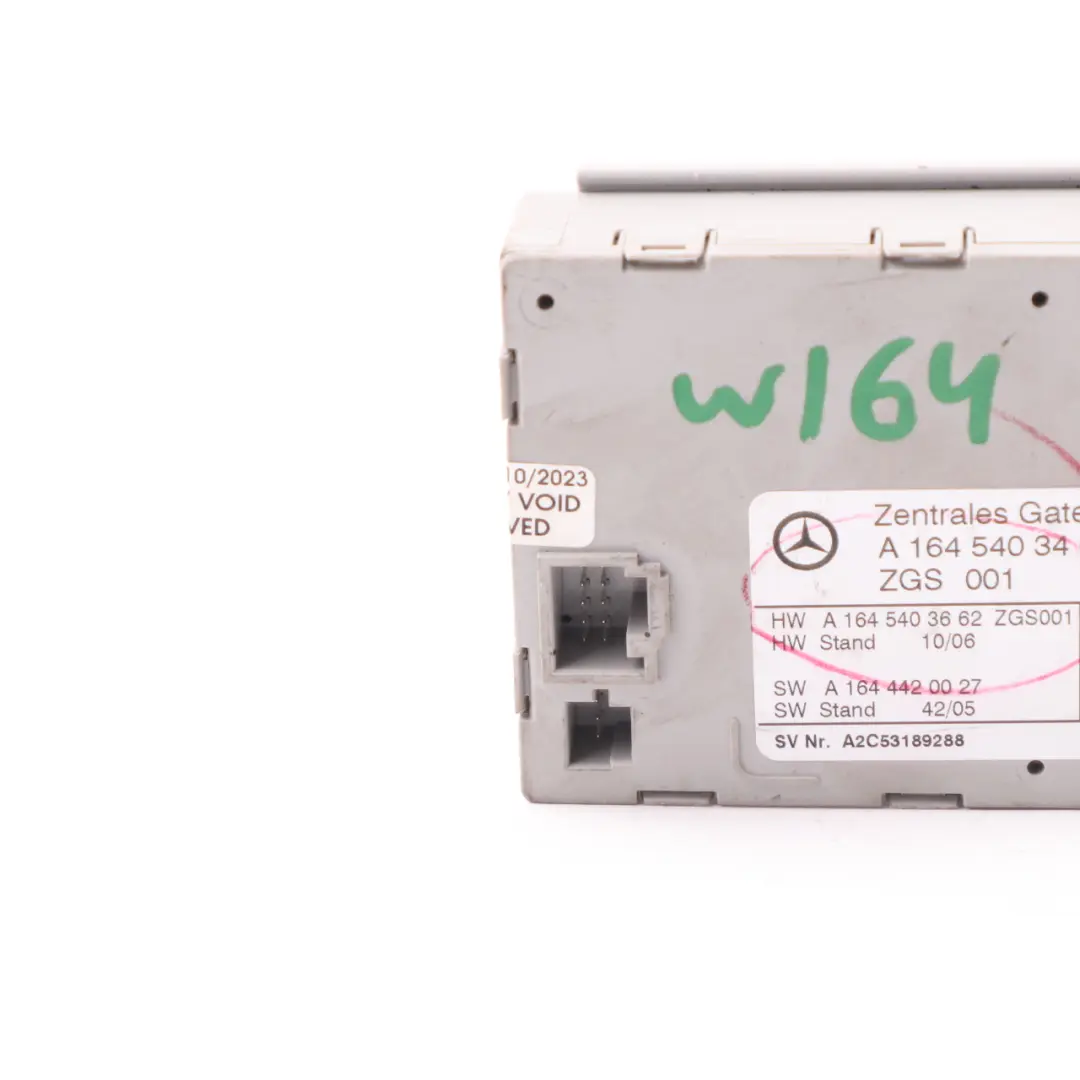 Mercedes W164 Gateway Control Unit Gateway Module ECU - SKU A1645403462 - Part number A1645403462