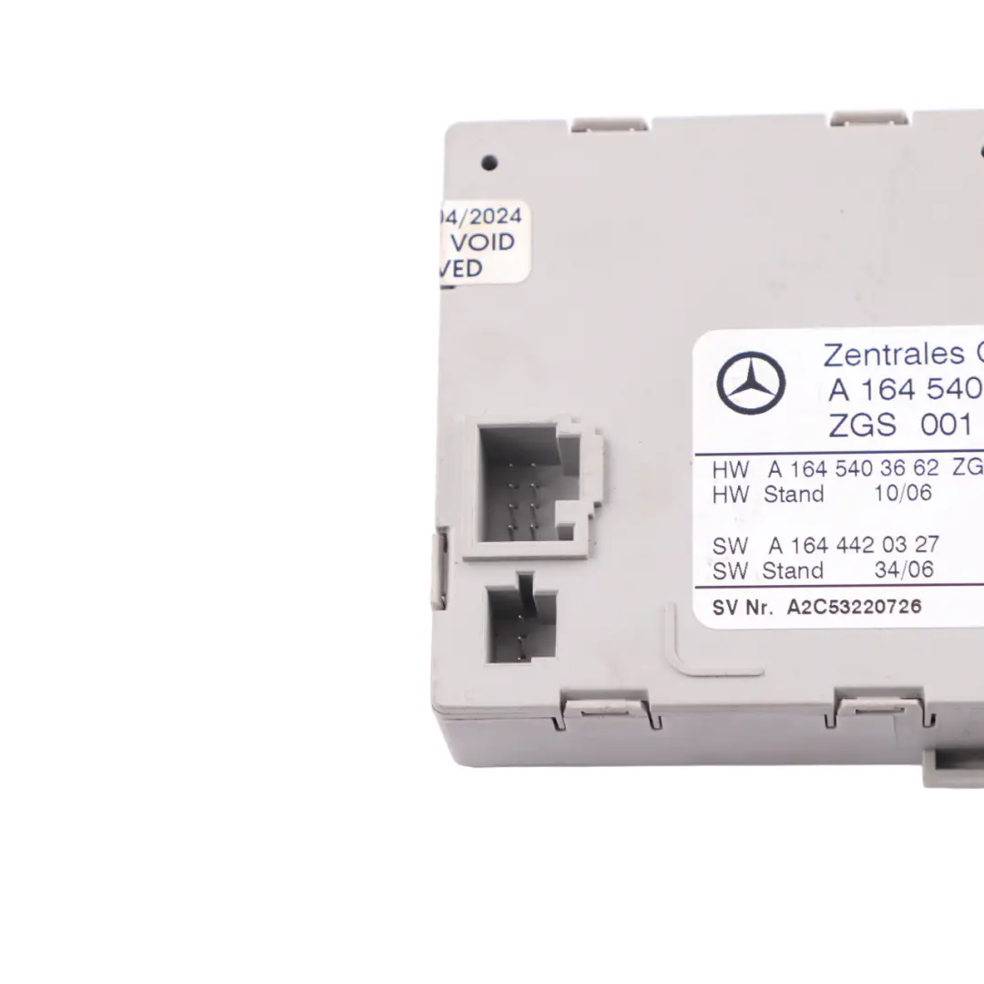 Central Gateway Modulo controllo per Mercedes W164 con numero di parte A1645405662 Mercedes W164 Central Gateway Modulo controllo - SKU A1645405662 - Numero di parte A1645405662