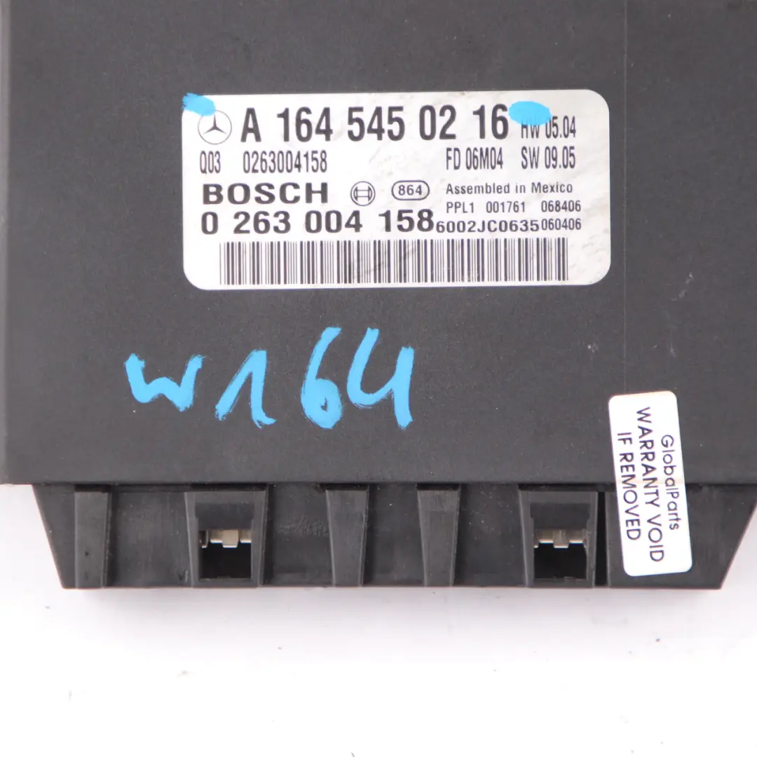 PDC Module Mercedes W164 Capteur contrôle distance stationnement pour à propos du numéro de pièce A1645450216 PDC Module Mercedes W164 Capteur contrôle distance stationnement - SKU A1645450216 - Numéro de pièce A1645450216