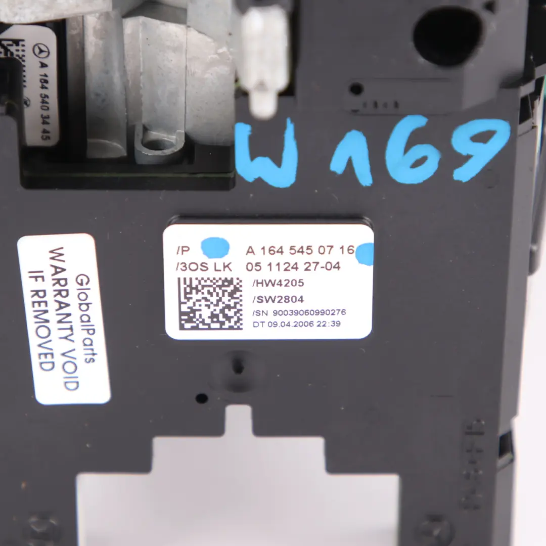 Steering Angle Sensor Slip Ring Squib Stalk to Mercedes ML W164 with Part number A1645450716 Mercedes ML W164 Steering Angle Sensor Slip Ring Squib Stalk - SKU A1645450716 - Part number A1645450716