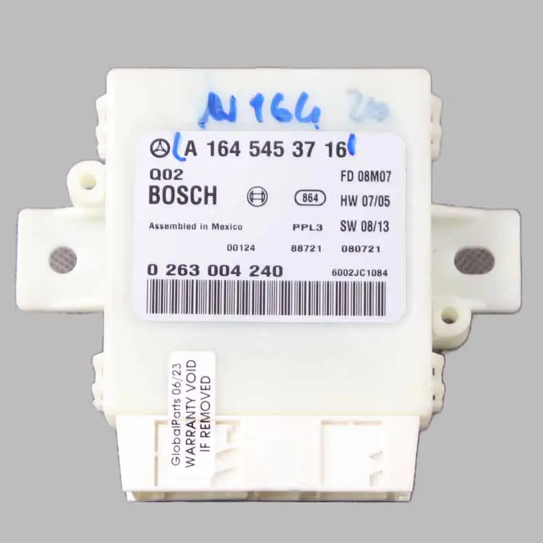 Parkmodul PDC Abstands Regel Tempomat Sensor für Mercedes ML W164 mit Teilenummer A1645453716 Mercedes ML W164 Parkmodul PDC Abstands Regel Tempomat Sensor - SKU A1645453716 - Teilenummer A1645453716