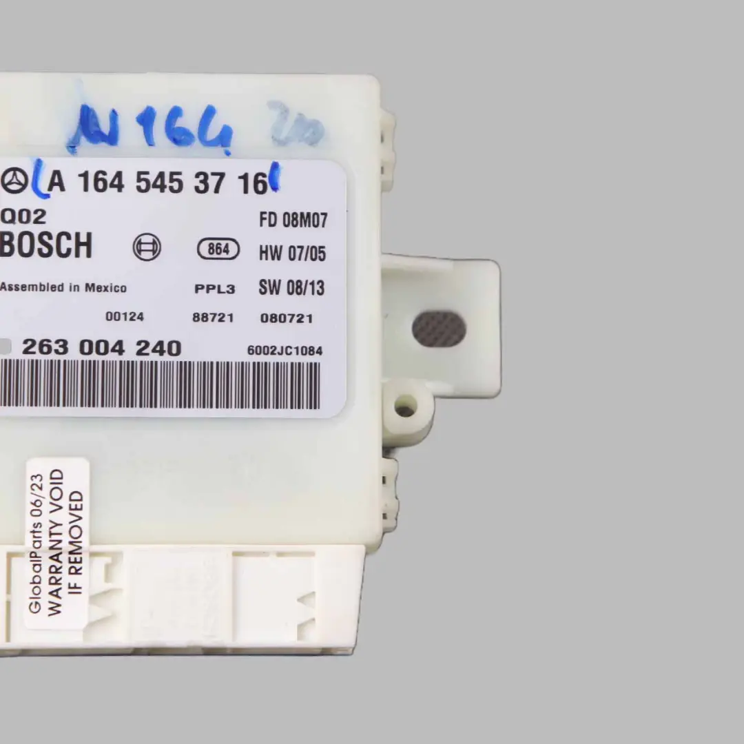 Módulo De Aparcamiento PDC Sensor De Distancia para Mercedes ML W164 con número de pieza A1645453716 Mercedes ML W164 Módulo De Aparcamiento PDC Sensor De Distancia - SKU A1645453716 - Número de pieza A1645453716