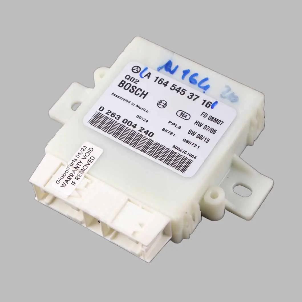Parking Module PDC Distance Control Unit Sensor to Mercedes ML W164 with Part number A1645453716 Mercedes ML W164 Parking Module PDC Distance Control Unit Sensor - SKU A1645453716 - Part number A1645453716