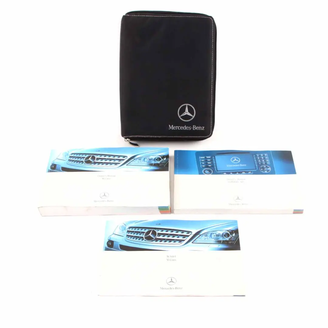 Mercedes ML W164 Owner's Manual Instruction Book Case Wallet Pouch A1645842482 - SKU A1645844182 - Part number A1645844182