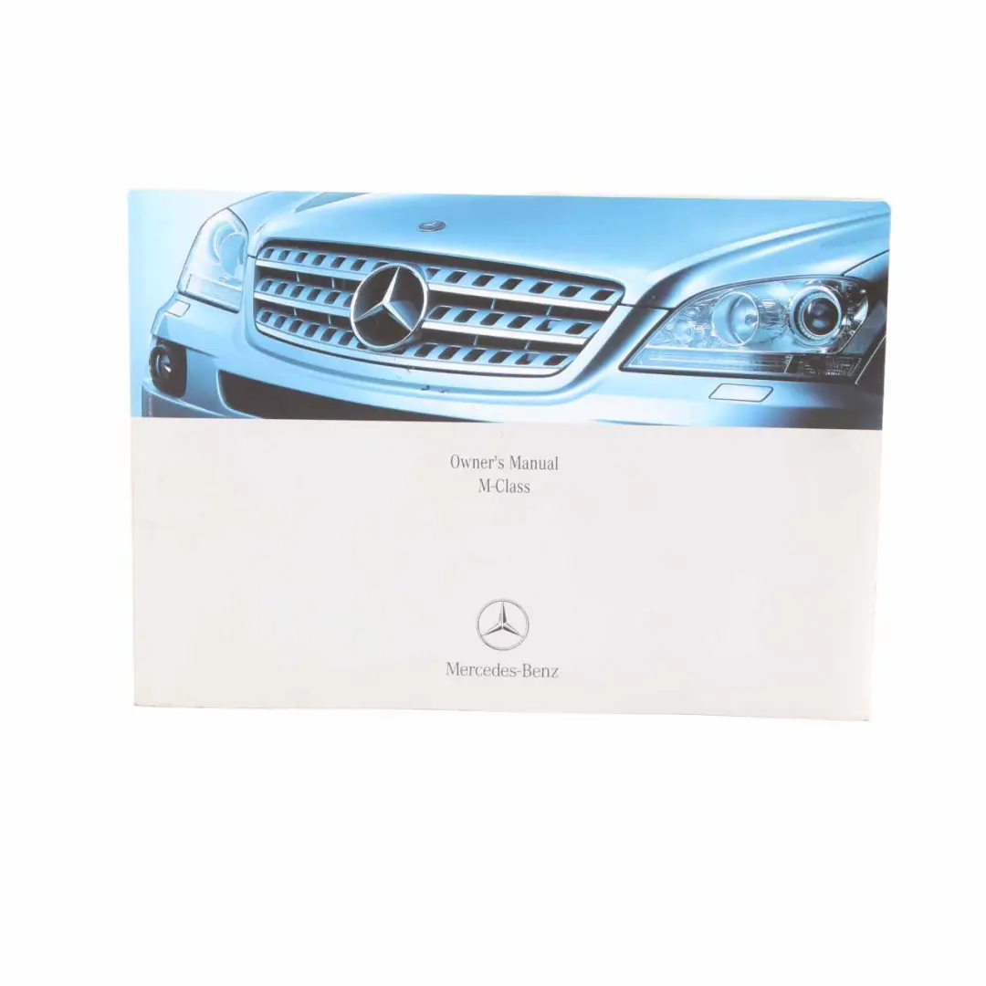 Mercedes ML W164 Owner's Manual Instruction Book Case Wallet Pouch A1645842482 - SKU A1645844182 - Part number A1645844182