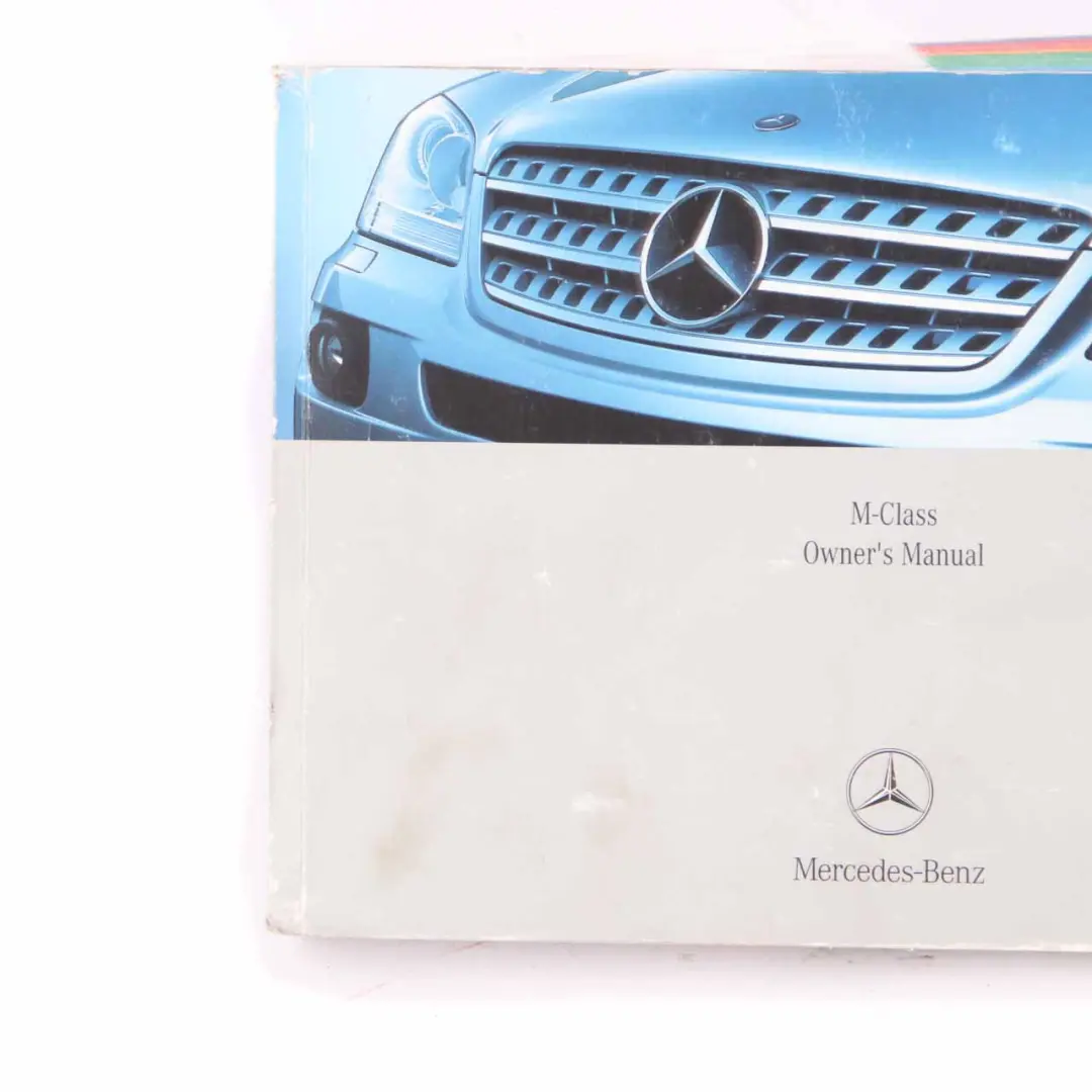 Owner's Handbook Service Booklet Manual Set to Mercedes ML W164 with Part number A1645846168 Mercedes ML W164 Owner's Handbook Service Booklet Manual Set - SKU A1645846168 - Part number A1645846168