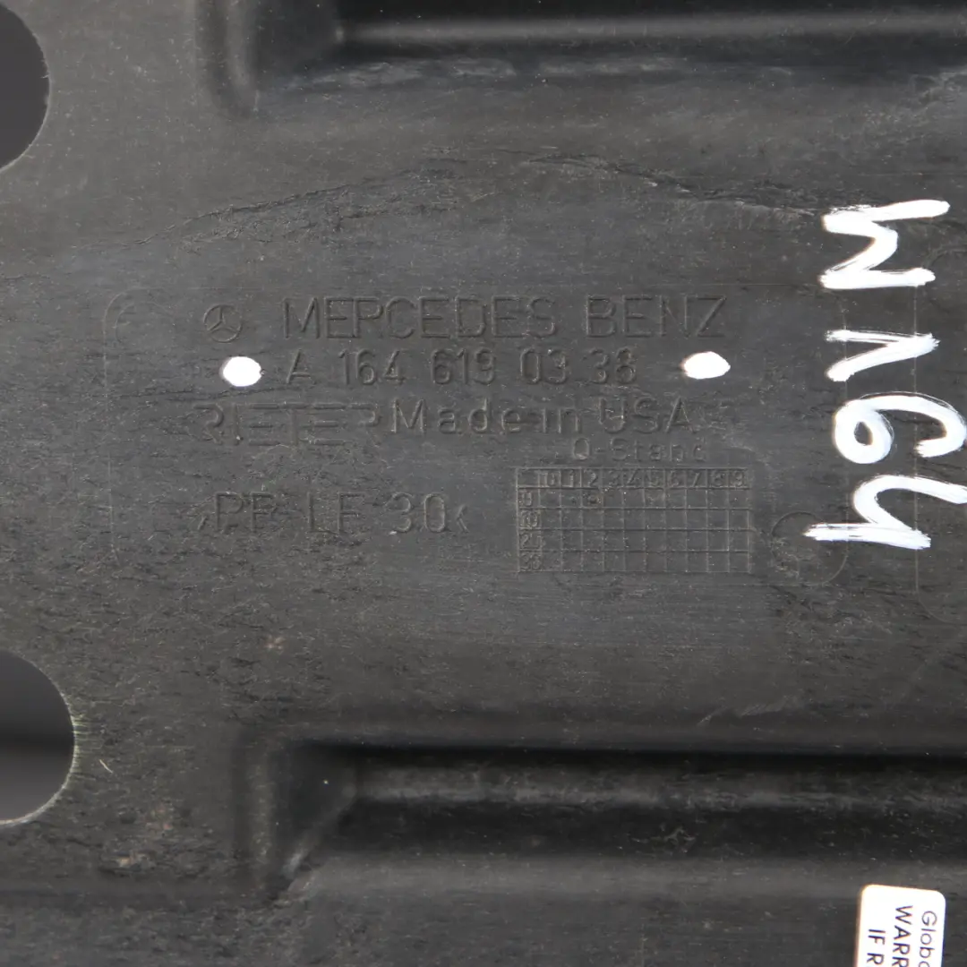 Unter Flur Platte Links Unter Fahrschutz für Mercedes W164 mit Teilenummer A1646190338 Mercedes W164 Unter Flur Platte Links Unter Fahrschutz - SKU A1646190338 - Teilenummer A1646190338