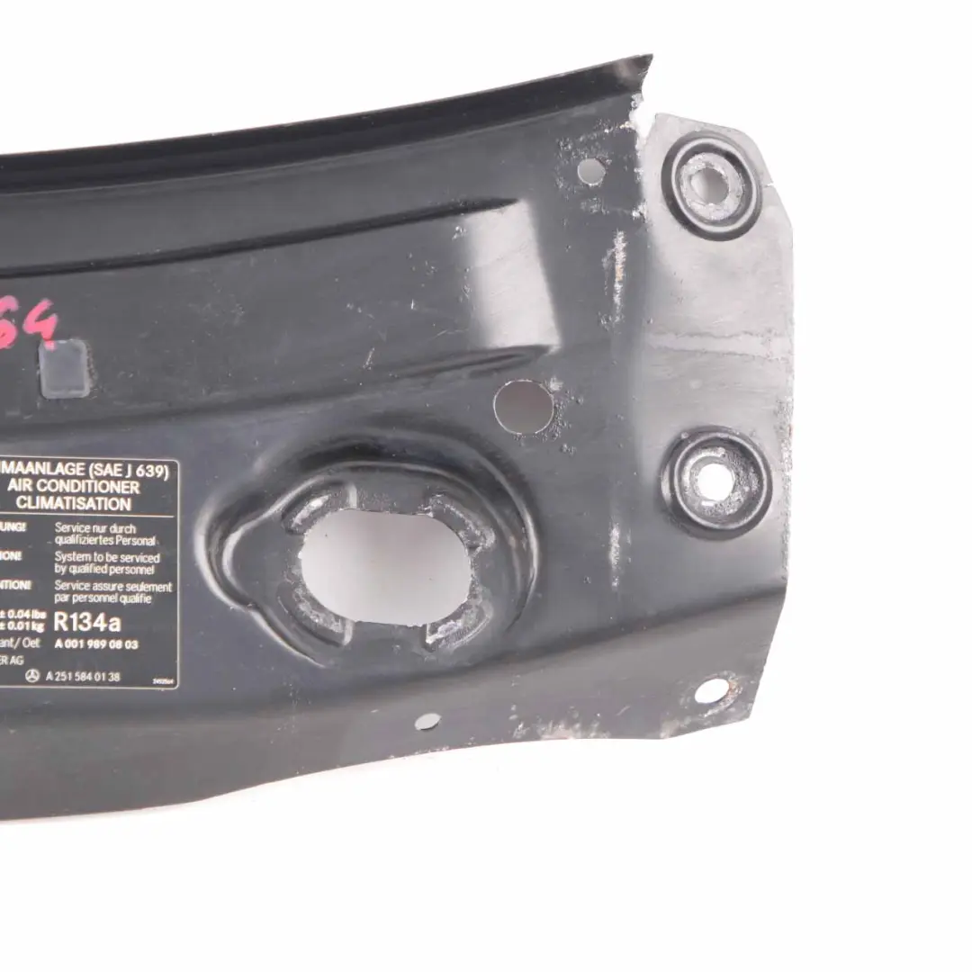 Mercedes W164 Frontplatte Heizkörper Slam Beam Cowling Carrier - SKU A1646200486 - Teilenummer A1646200486