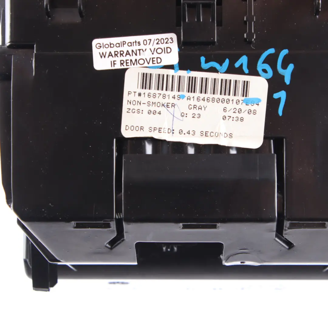  Mercedes-Benz Clase M ML W164 Consola central Bandeja - SKU A1646800010-1 - Número de pieza A1646800010