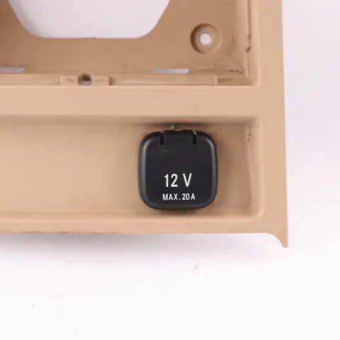 Centre Console Cover Panel Bucskin Beige to Mercedes ML W164 Rear with Part number A1646800507 Mercedes ML W164 Rear Centre Console Cover Panel Bucskin Beige - SKU A1646800507-1 - Part number A1646800507