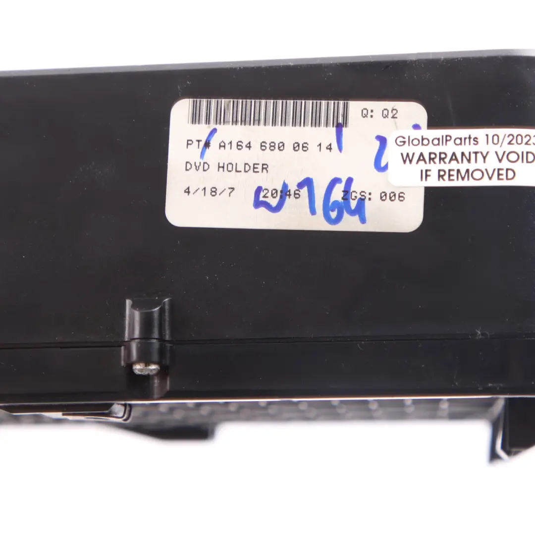 Mercedes ML W164 DVD Player Holder Bracket Mount Rear - SKU A1646800614 - Part number A1646800614