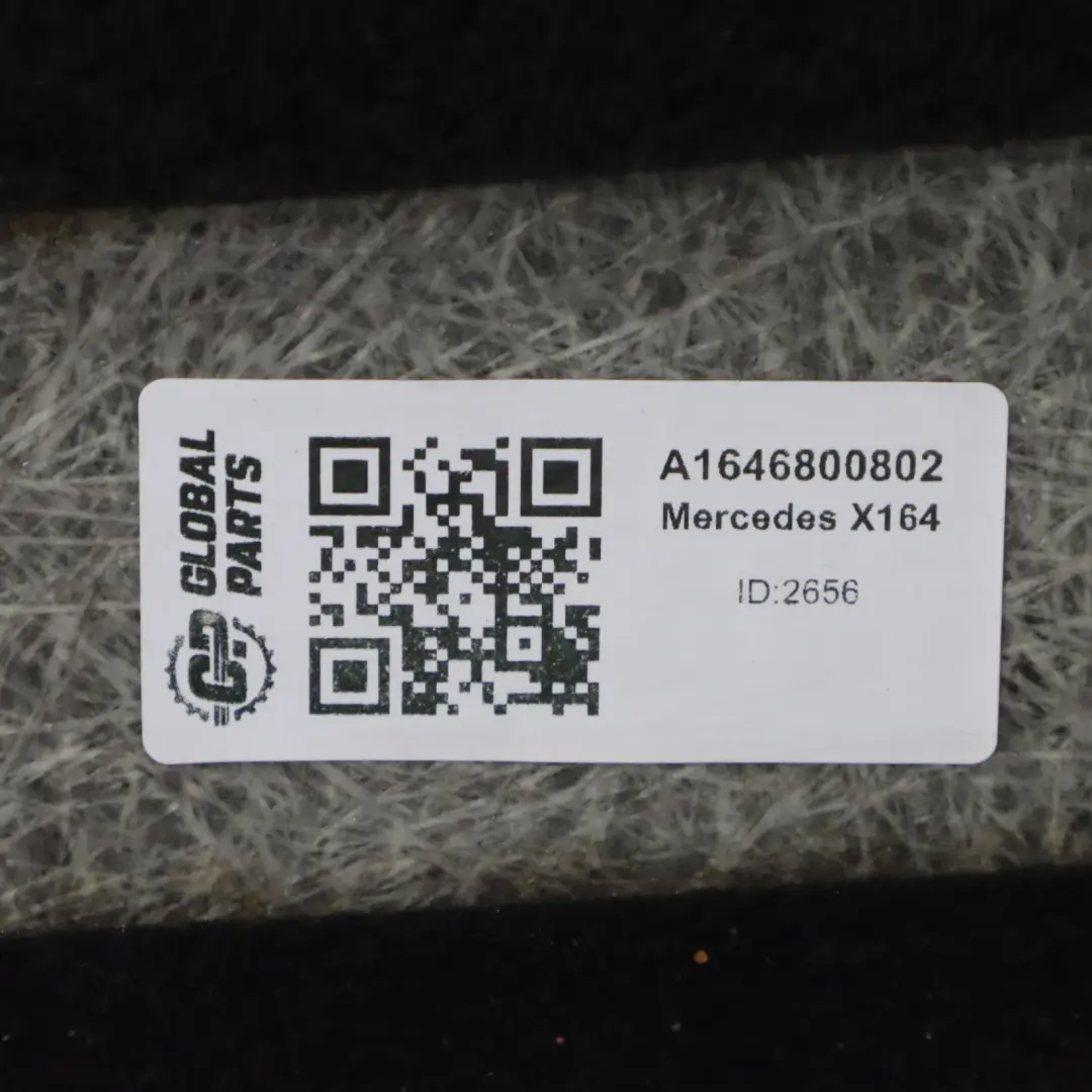 Mercedes GL X164 Maletero Carga Piso Cubierta Alfombra Panel Negro - SKU A1646800802 - Número de pieza A1646800802