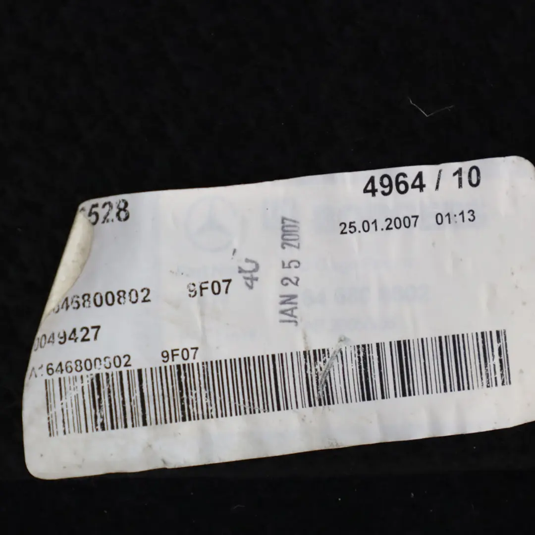 Mercedes GL X164 Kofferraum abdeckung Teppichboden schwarz - SKU A1646800802 - Teilenummer A1646800802
