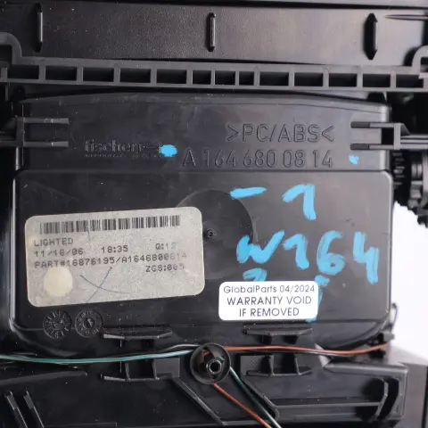 Centre Console Tray Armrest Storage Compartment Wood to Mercedes W164 with Part number A1646800814 Mercedes W164 Centre Console Tray Armrest Storage Compartment Wood - SKU A1646800814-1 - Part number A1646800814