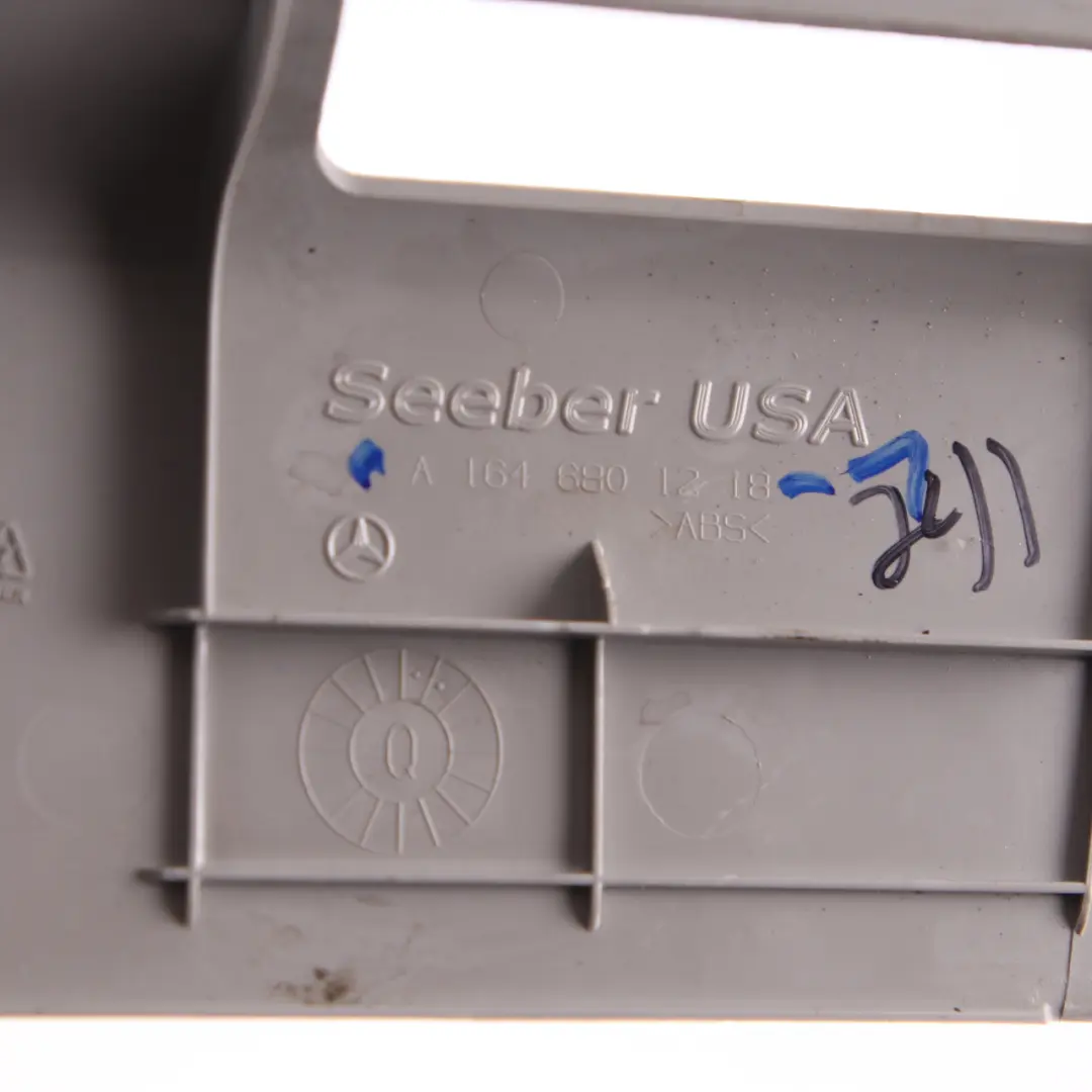 Trim Panel Grey to Mercedes ML W164 GL X164 Battery Cover Rear with Part number A1646801218 Mercedes ML W164 GL X164 Battery Cover Rear Trim Panel Grey - SKU A1646801218-1 - Part number A1646801218