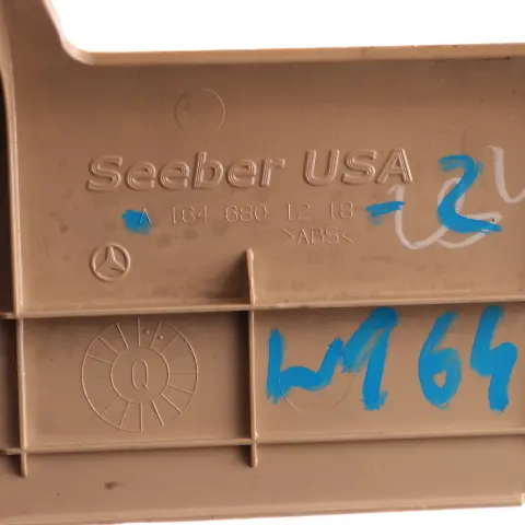 Trim Buckskin Beige to Mercedes ML W164 GL X164 Battery Cover Rear with Part number A1646801218 Mercedes ML W164 GL X164 Battery Cover Rear Trim Buckskin Beige - SKU A1646801218-2 - Part number A1646801218