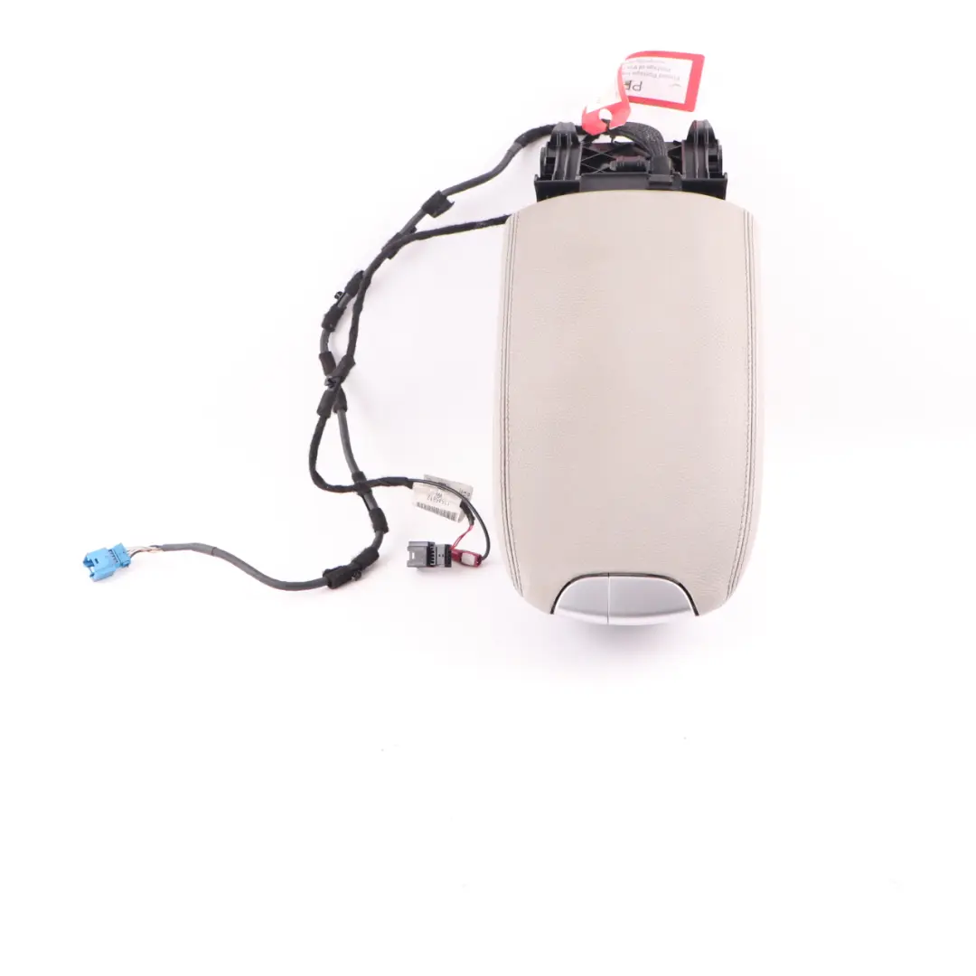 Centre Console Armrest Storage Cover Leather Nappa Grey to Mercedes ML W164 with Part number A1646801219 Mercedes ML W164 Centre Console Armrest Storage Cover Leather Nappa Grey - SKU A1646801219 - Part number A1646801219