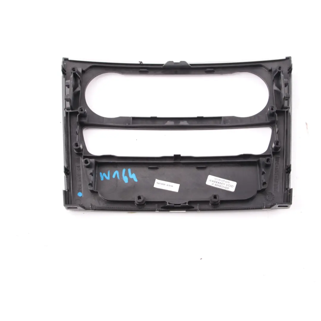 Climate Control Surround Dashboard Trim Cover Black Mercedes ML W164 - SKU A1646804417 - Part number A1646804417