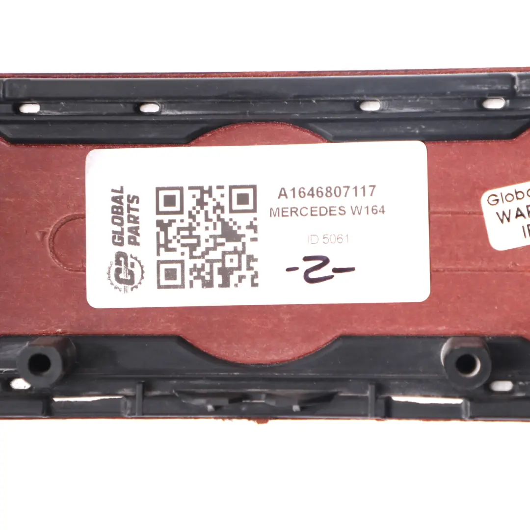 Mercedes W164 Salpicadero Centro Salpicadero Cubierta madera álamo - SKU A1646807117 - Número de pieza A1646807117
