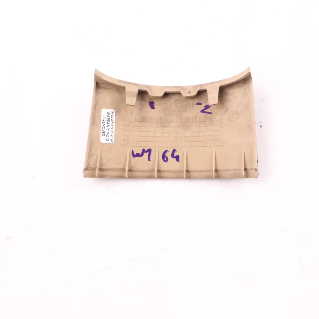 Centre Console Armrest Trim Panel Cover Beige to Mercedes ML W164 with Part number A1646830708 Mercedes ML W164 Centre Console Armrest Trim Panel Cover Beige - SKU A1646830708-2 - Part number A1646830708