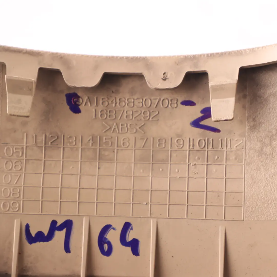 Mercedes ML W164 Centre Console Armrest Trim Panel Cover Beige - SKU A1646830708-2 - Part number A1646830708