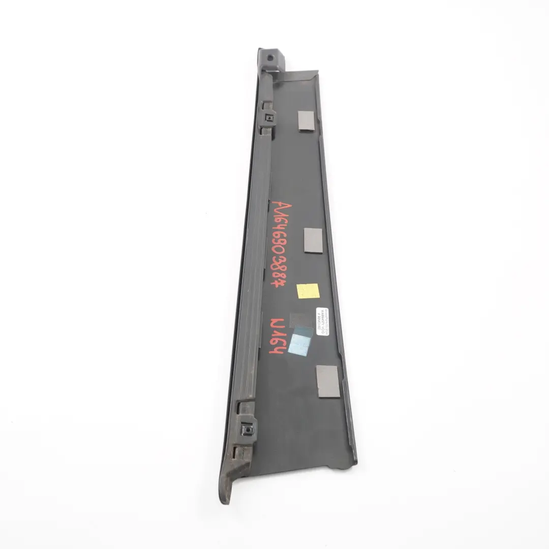 Door Trim Cover B Pillar Strip Rear Right O/S Trim to Mercedes W164 with Part number A1646903887 Mercedes W164 Door Trim Cover B Pillar Strip Rear Right O/S Trim - SKU A1646903887 - Part number A1646903887
