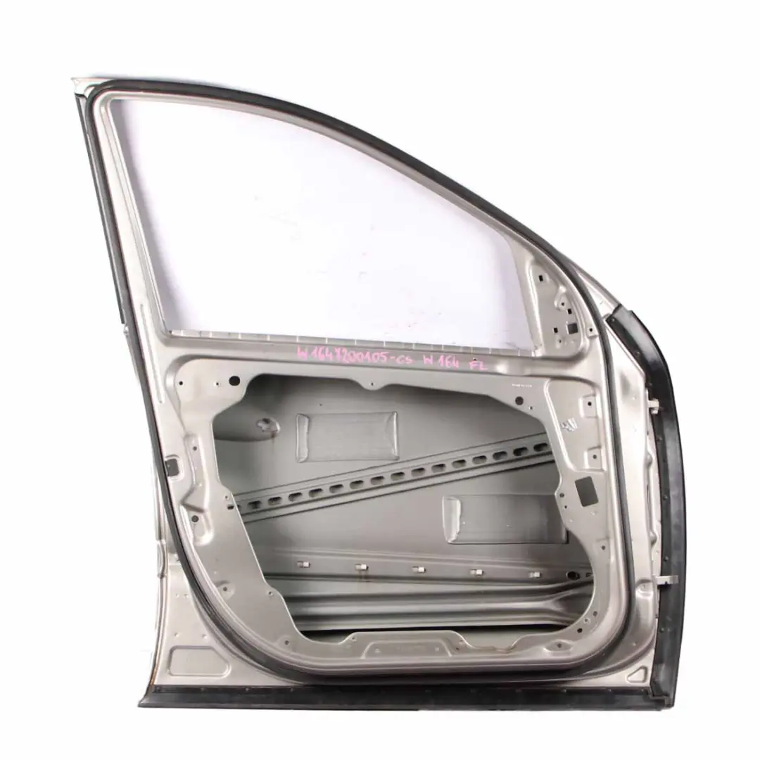 Door Front Left N/S Cubanite Silver Metallic - 723 to Mercedes W164 with Part number A1647200105 Mercedes W164 Door Front Left N/S Cubanite Silver Metallic - 723 - SKU A1647200105-CS - Part number A1647200105