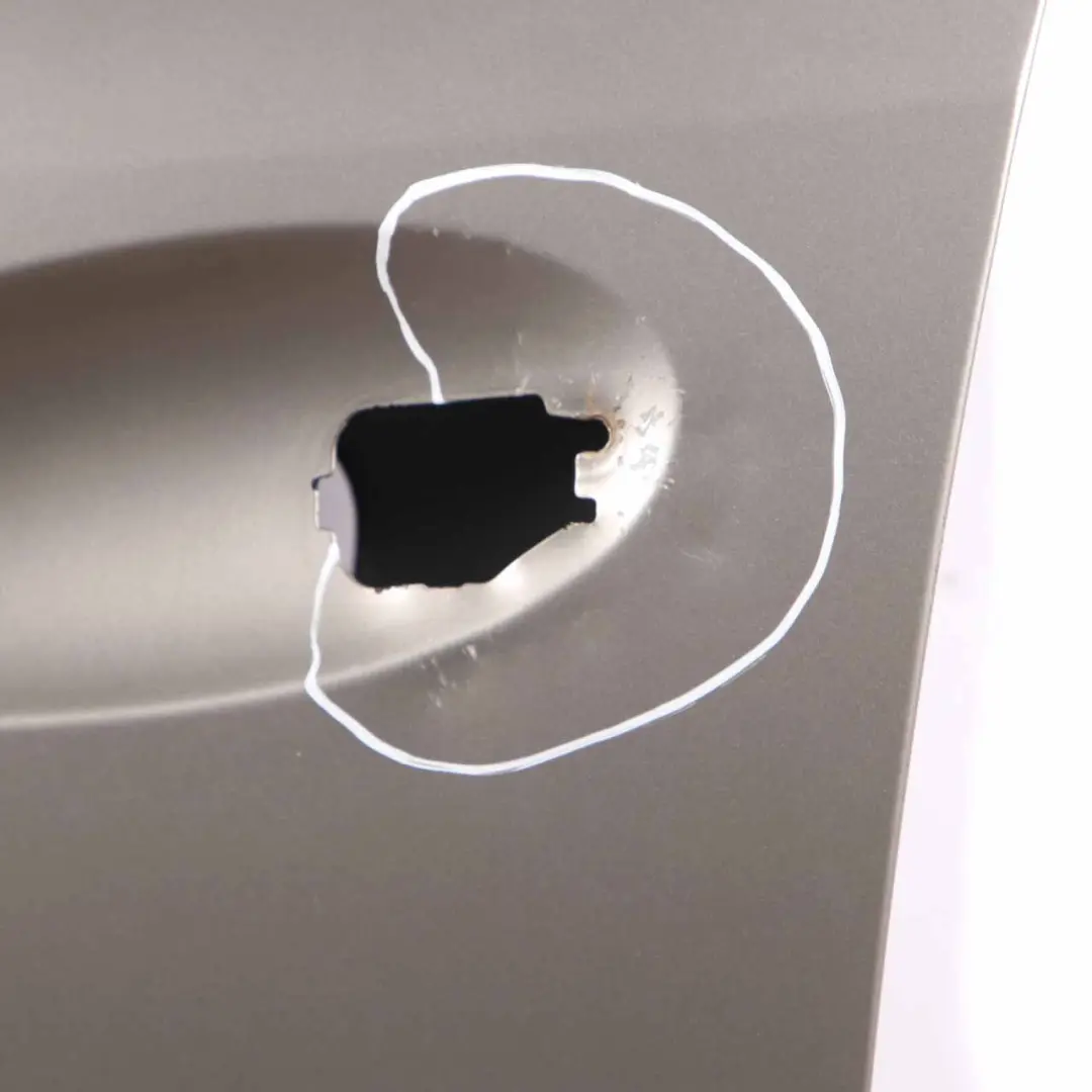 Door Front Left N/S Cubanite Silver Metallic - 723 to Mercedes W164 with Part number A1647200105 Mercedes W164 Door Front Left N/S Cubanite Silver Metallic - 723 - SKU A1647200105-CS - Part number A1647200105