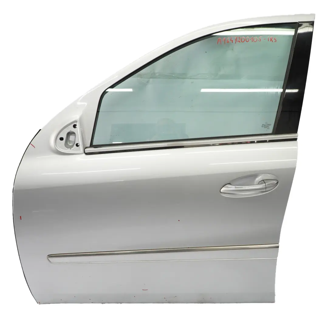 Door Front Left N/S Iridium Silver Metallic - 775 to Mercedes W164 with Part number A1647200105 Mercedes W164 Door Front Left N/S Iridium Silver Metallic - 775 - SKU A1647200105-IRS - Part number A1647200105