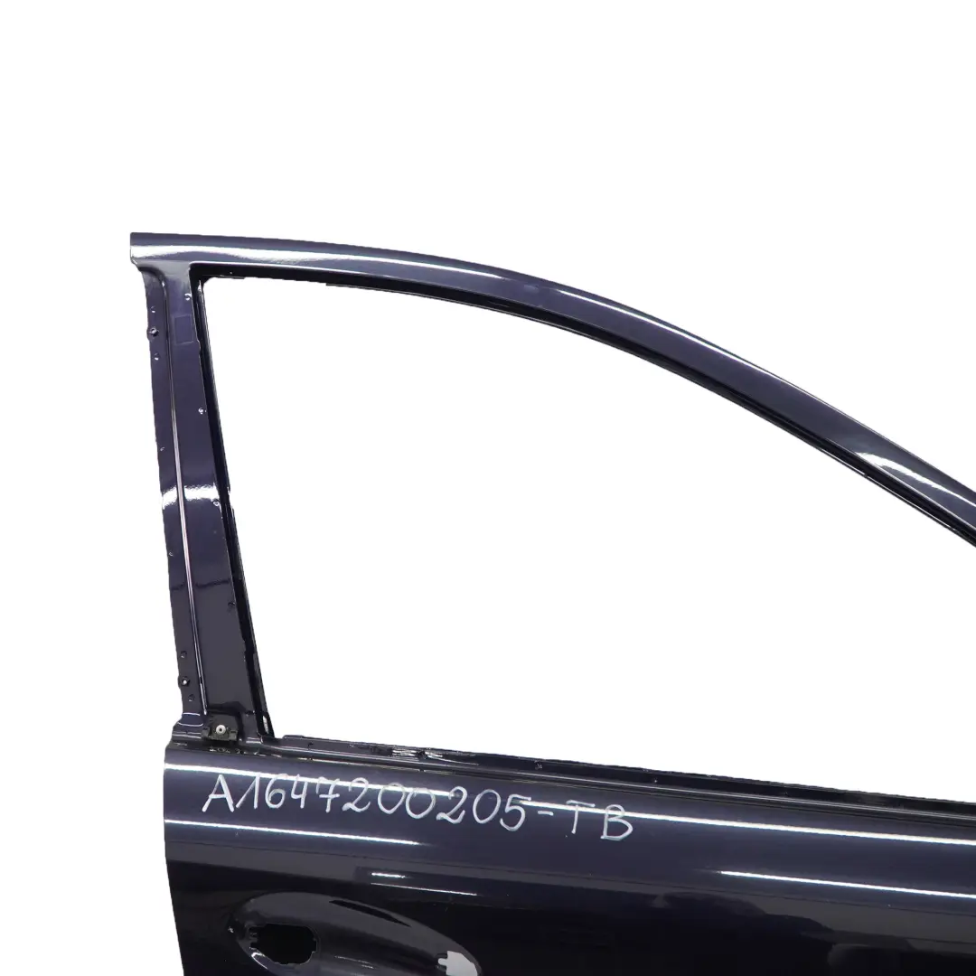 Mercedes W164 Porte Avant Droite Bleu Tanzanite Métallisé - 359 - SKU A1647200205-TB - Numéro de pièce A1647200205