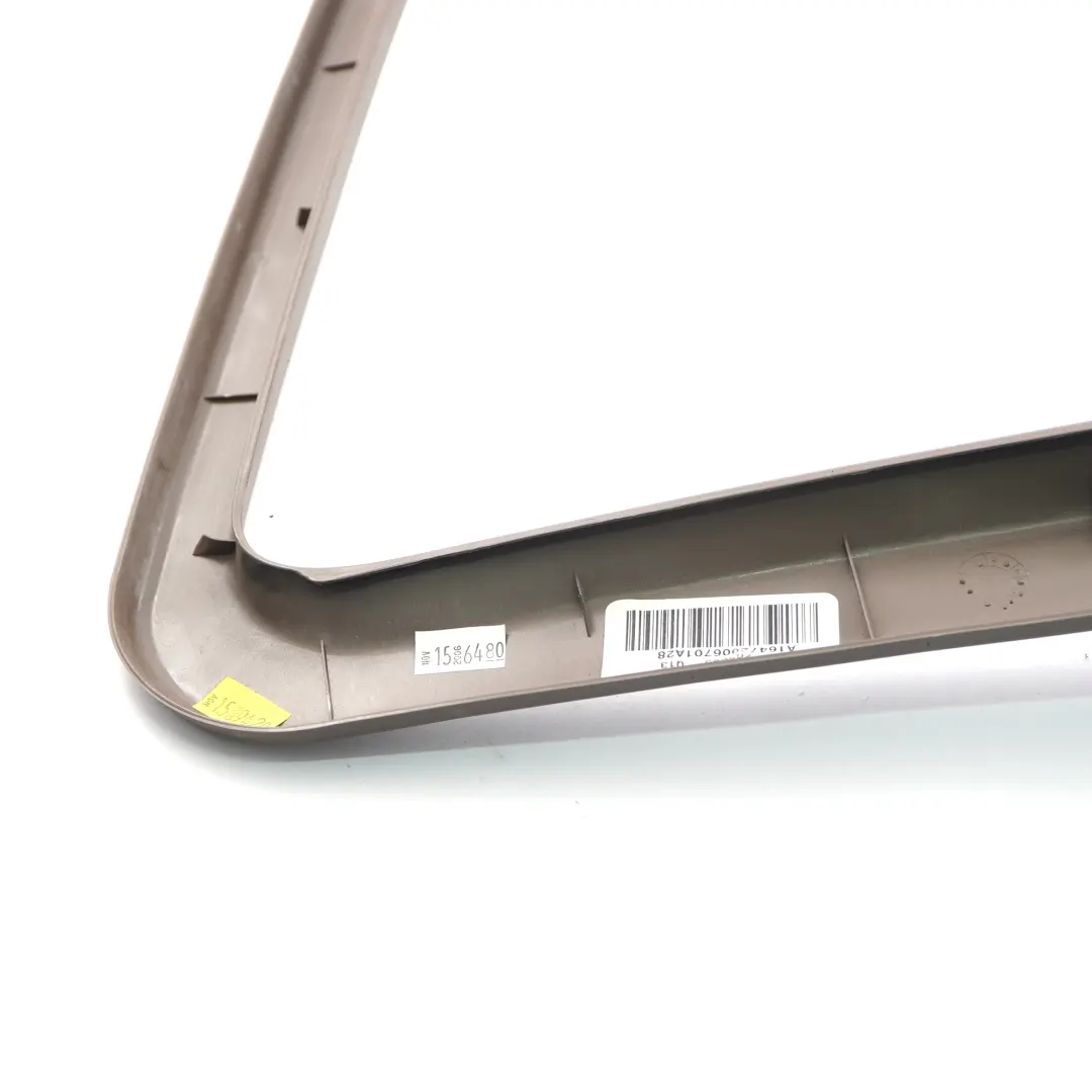 Door Window Frame Trim Cover Brown Front Right O/S to Mercedes ML W164 with Part number A1647200670 Mercedes ML W164 Door Window Frame Trim Cover Brown Front Right O/S - SKU A1647200670-2 - Part number A1647200670