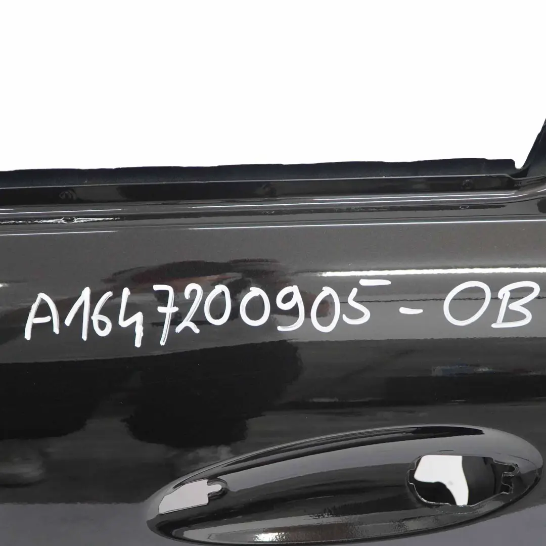 Mercedes W164 Porte Avant Gauche Noir Obsidien Métallisé - 197 - SKU A1647200905-OB - Numéro de pièce A1647200905