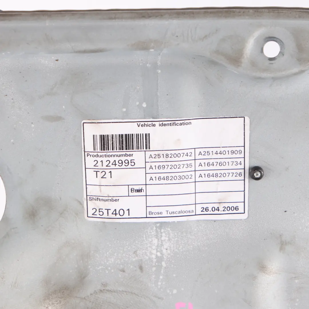 Mercedes ML W164 Window Lifter Front Left Door N/S Lifter Motor - SKU A1647201579 - Part number A1647201579