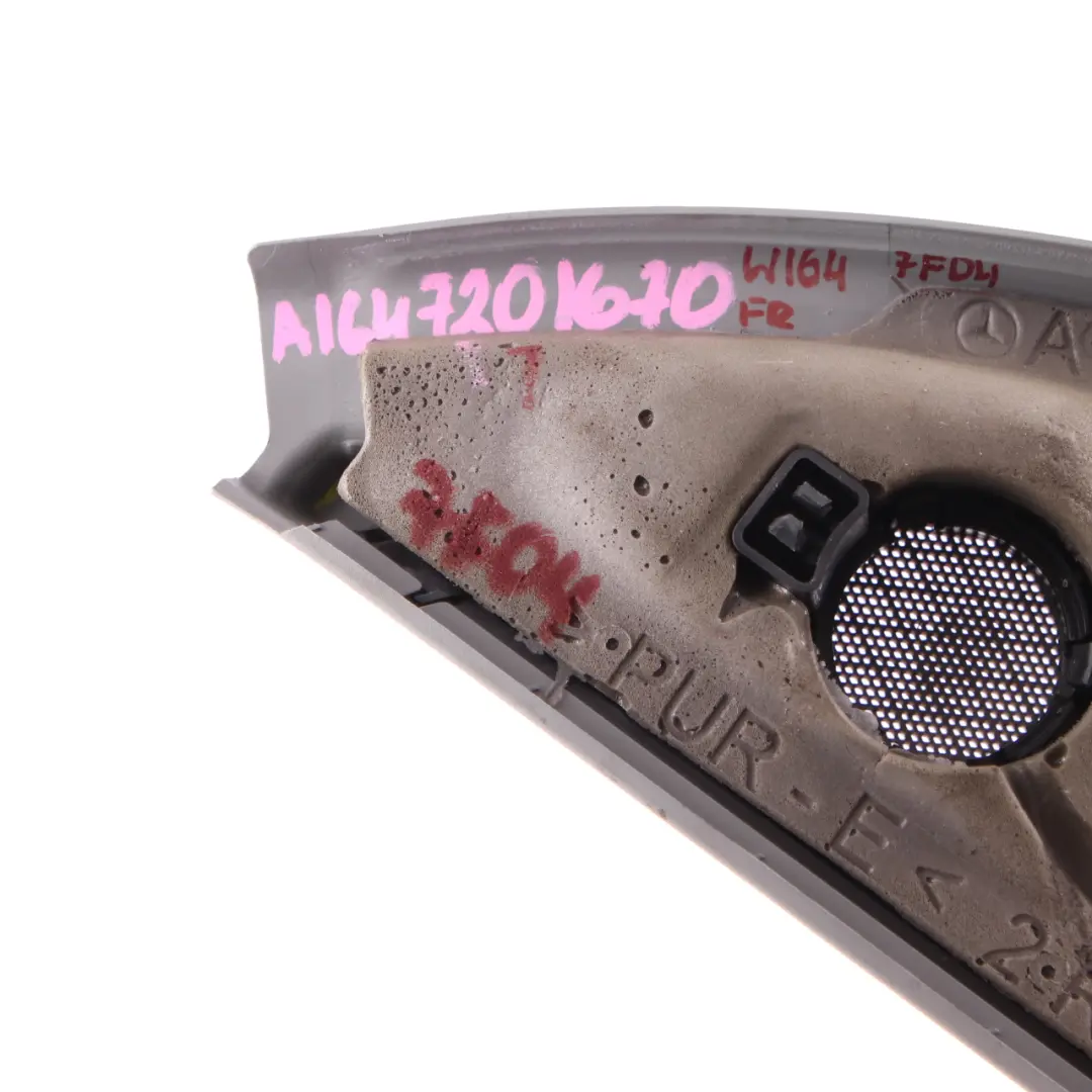 Mercedes W164 Wing Mirror Triangle Front Right O/S Trim Cover Grey - SKU A1647201670 - Part number A1647201670