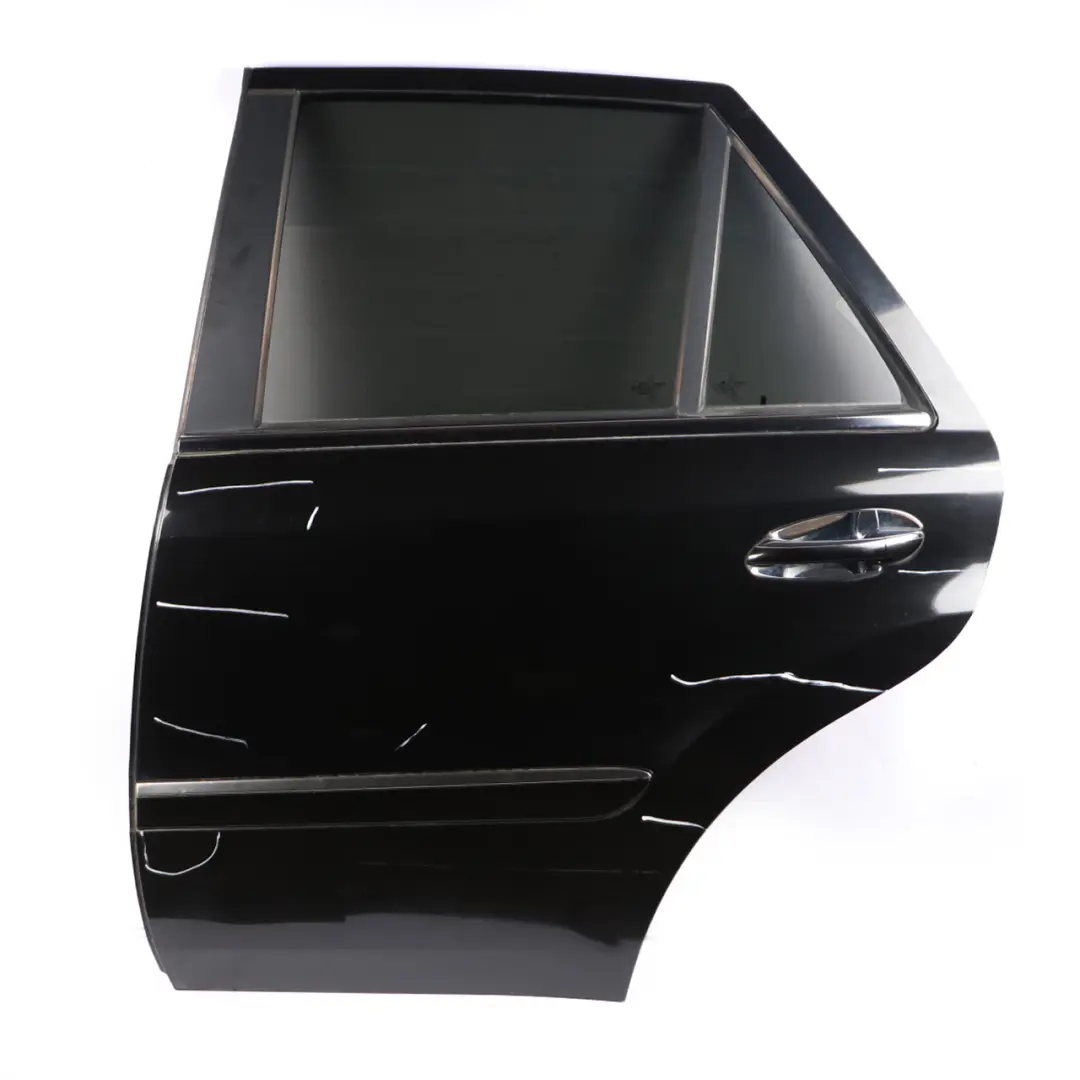 Door Rear Left N/S Obsidian Black Metallic - 197 to Mercedes ML W164 with Part number A1647300105 Mercedes ML W164 Door Rear Left N/S Obsidian Black Metallic - 197 - SKU A1647300705-OB1 - Part number A1647300105