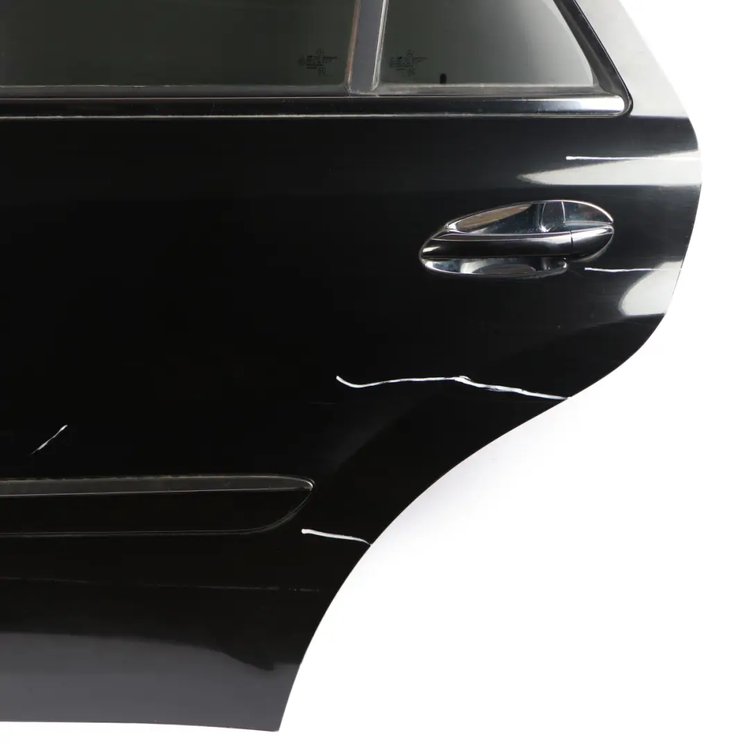 Door Rear Left N/S Obsidian Black Metallic - 197 to Mercedes ML W164 with Part number A1647300105 Mercedes ML W164 Door Rear Left N/S Obsidian Black Metallic - 197 - SKU A1647300705-OB1 - Part number A1647300105