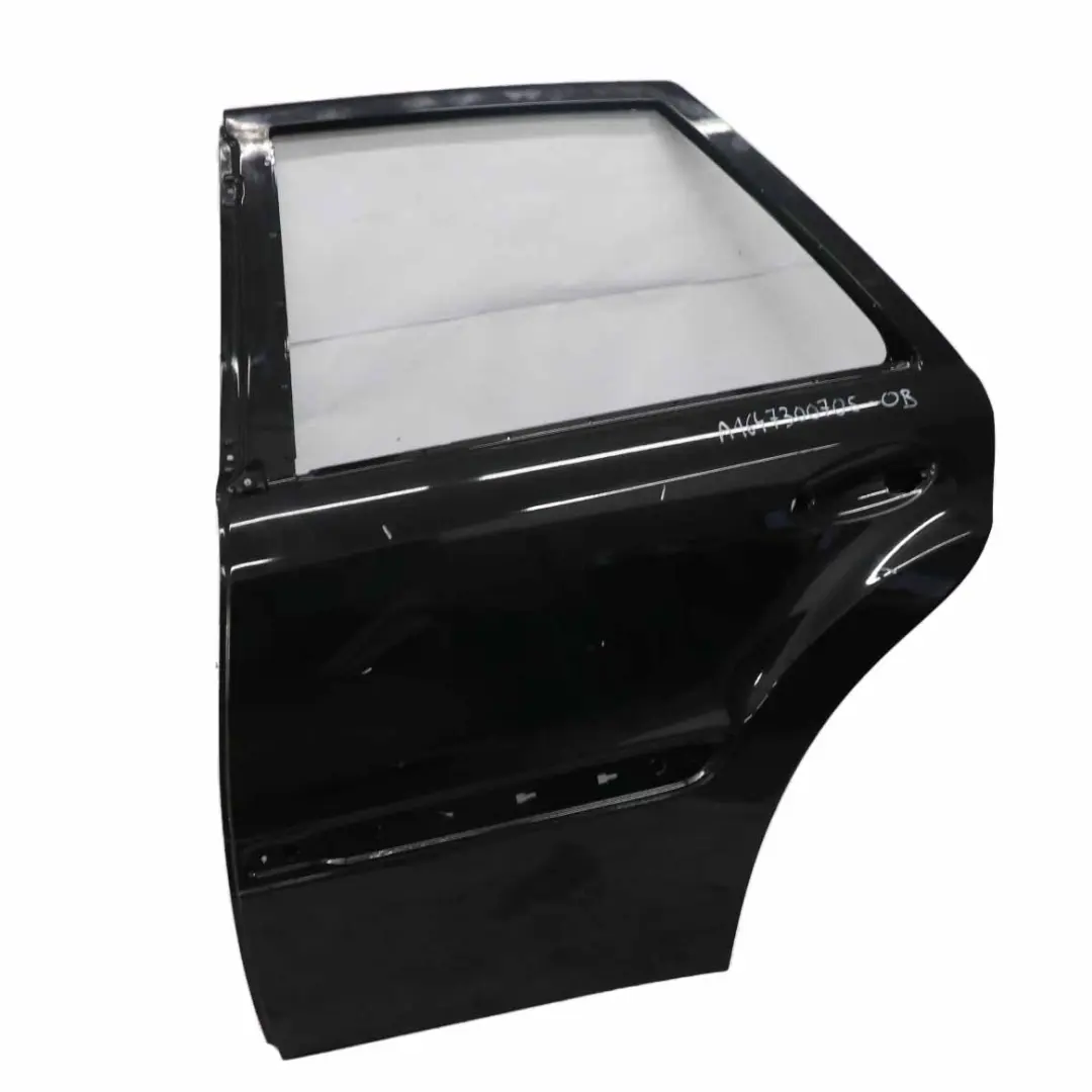 Mercedes ML W164 Puerta Trasera Izquierda Negro Obsidiana Metalizado - 197 - SKU A1647300705-OB - Número de pieza A1647300105