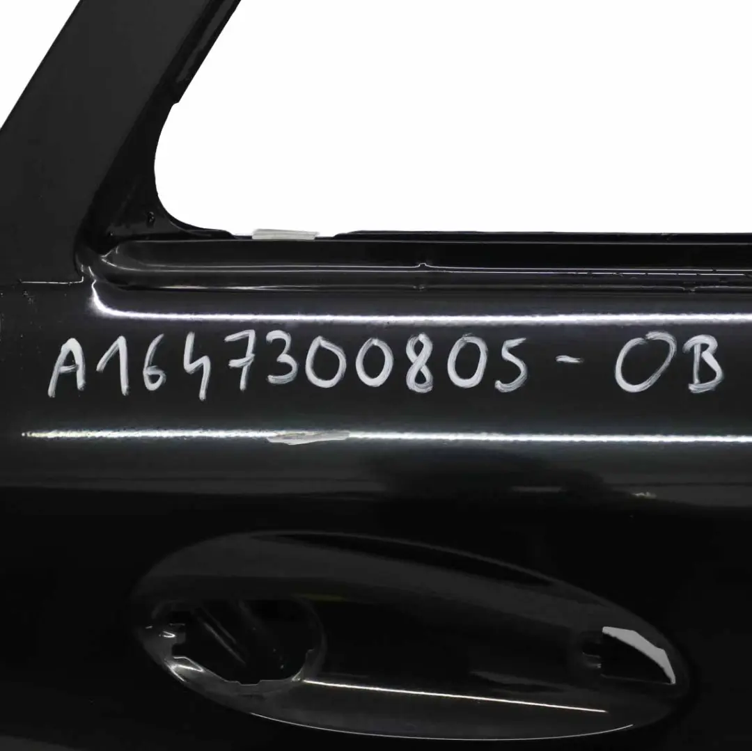 Mercedes ML W164 Door Rear Right O/S Obsidian Black Metallic - 197 - SKU A1647300805-OB - Part number A1647300805