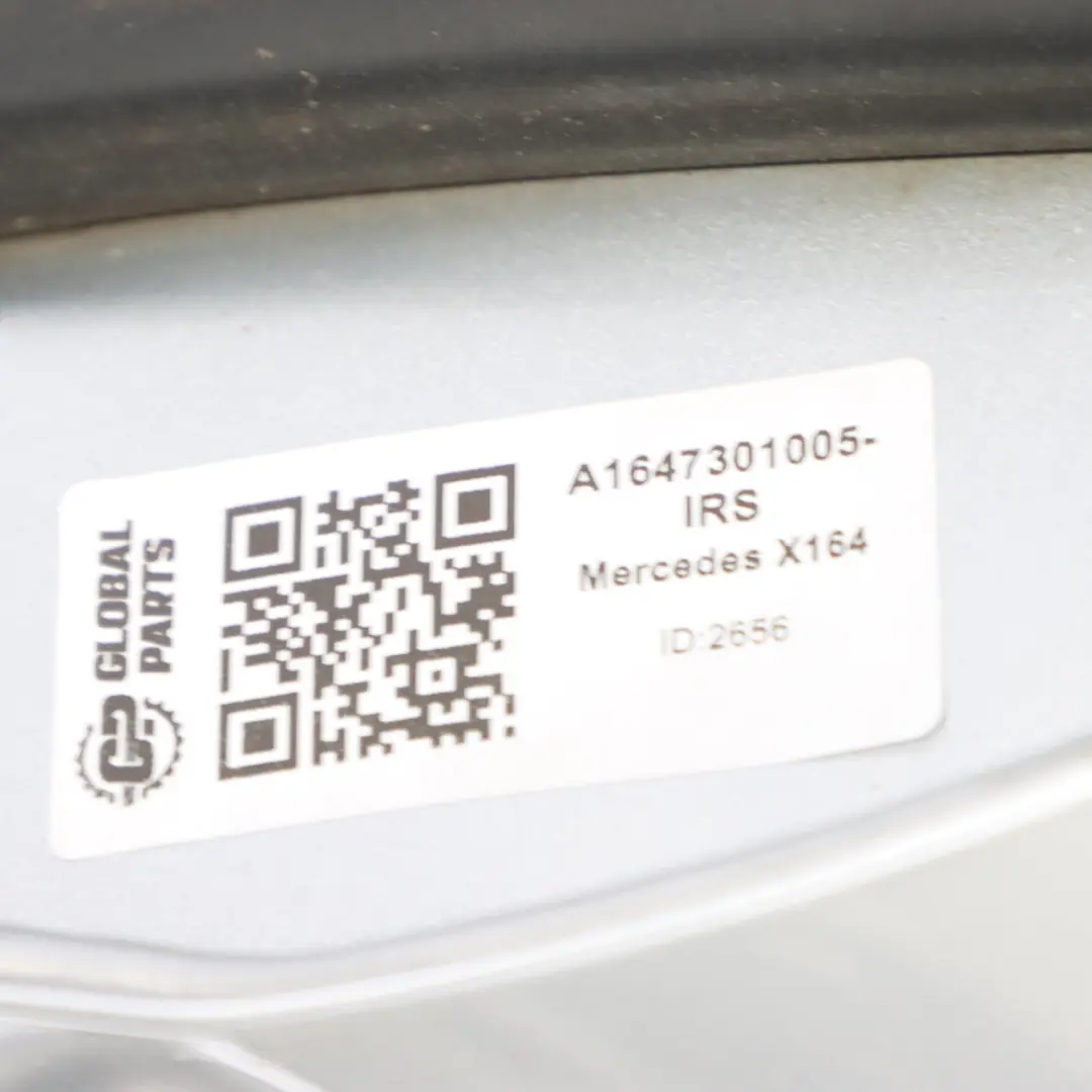 Mercedes ML W164 Porte Arrière Droite Argent Iridium Métallisé - 775 - SKU A1647301005-IRS - Numéro de pièce A1647301005