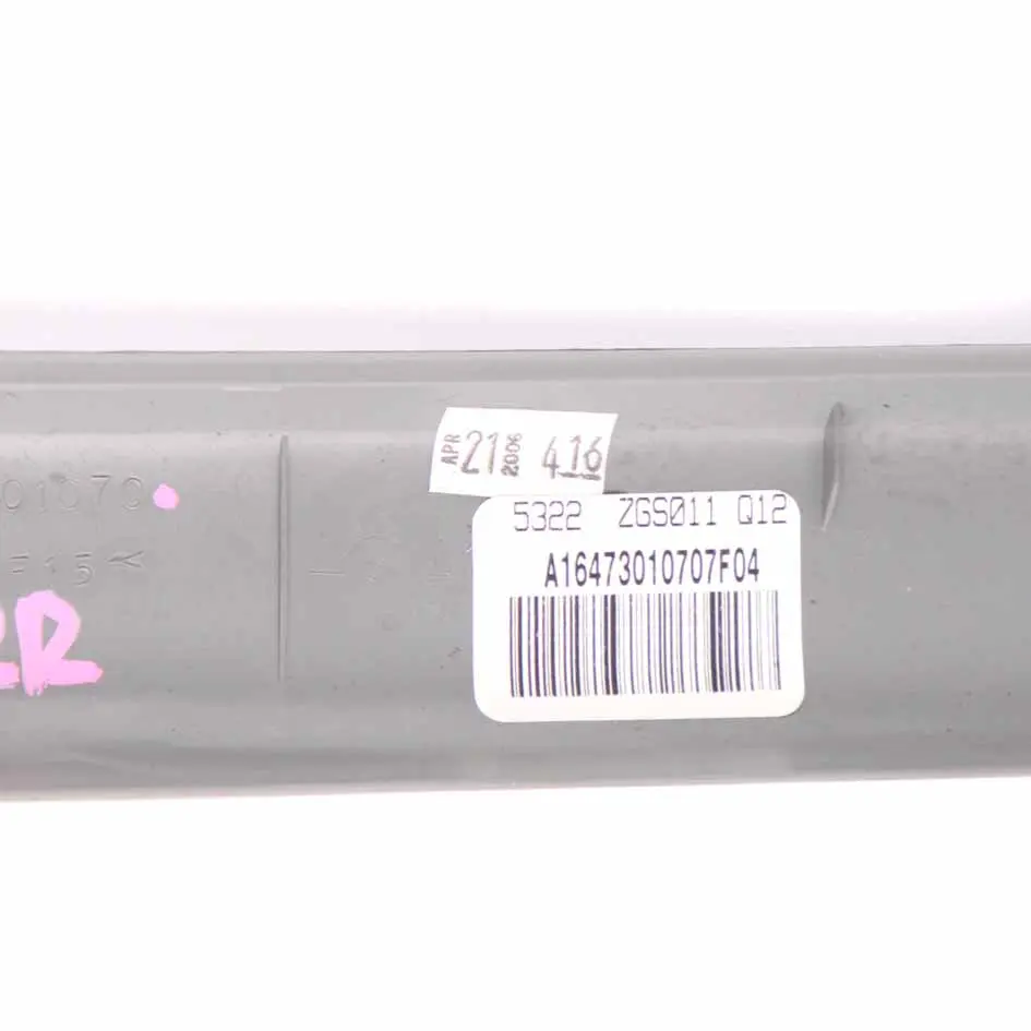 Mercedes ML W164 Door Window Frame Trim Cover Rear Right O/S Grey - SKU A1647301070 - Part number A1647301070