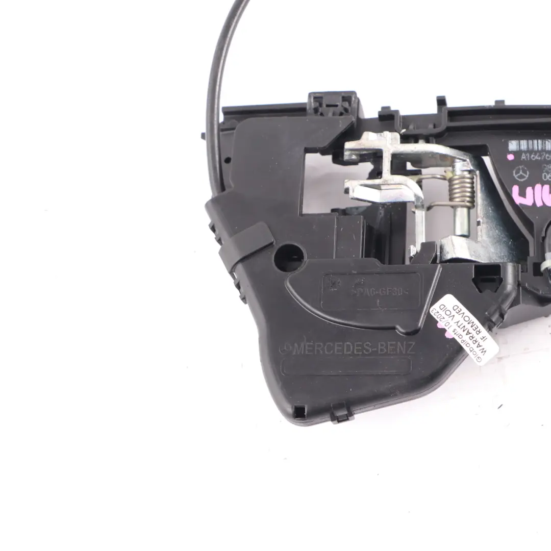 Door Handle Base Rear Left N/S Grab Carrier Base A1647601134 to Mercedes ML W164 with Part number A1647302535 Mercedes ML W164 Door Handle Base Rear Left N/S Grab Carrier Base A1647601134 - SKU A1647302535-1 - Part number A1647302535