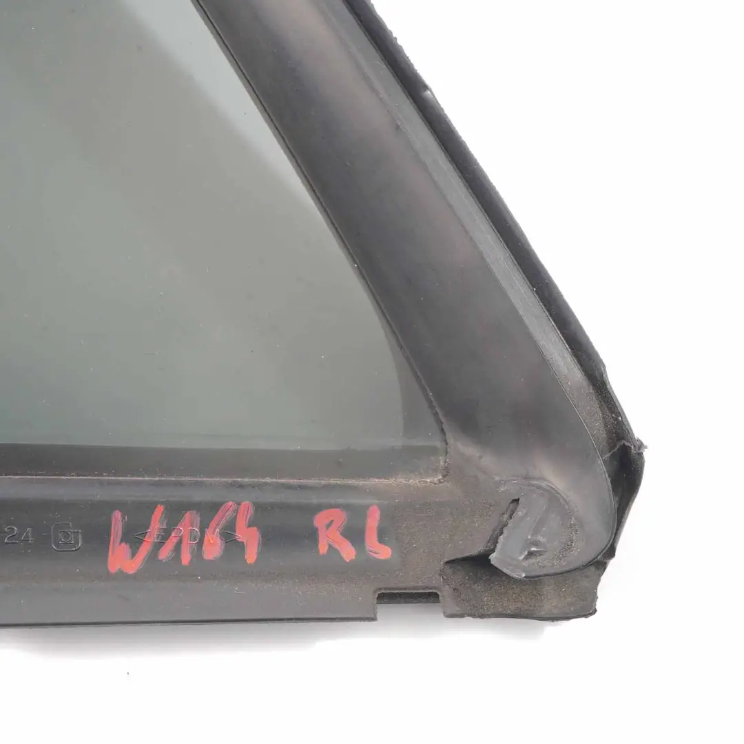 Mercedes W164 Window Glass Rear Left N/S Door Triangle Tinted AS3 - SKU A1647302555 - Part number A1647302555