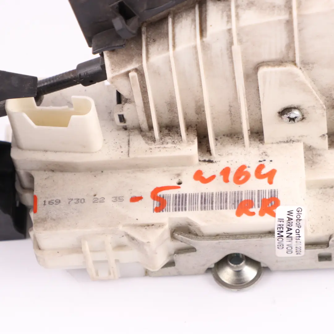 Door Lock Rear Right O/S Latch Mechanism Actuator A1697302235 to Mercedes ML W164 with Part number A1647302635 Mercedes ML W164 Door Lock Rear Right O/S Latch Mechanism Actuator A1697302235 - SKU A1647302635-5 - Part number A1647302635