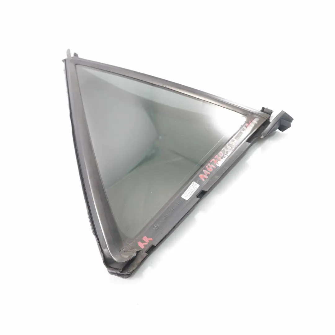 Window Glass Rear Right O/S Door Triangle Tinted AS3 to Mercedes W164 with Part number A1647302655 Mercedes W164 Window Glass Rear Right O/S Door Triangle Tinted AS3 - SKU A1647302655 - Part number A1647302655