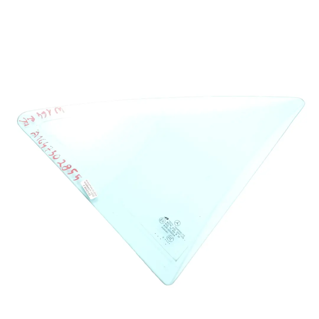 Hinter Tür Fenster Glas Viertel Blau Rechts AS2 für Mercedes W164 mit Teilenummer A1647302855 Mercedes W164 Hinter Tür Fenster Glas Viertel Blau Rechts AS2 - SKU A1647302855 - Teilenummer A1647302855