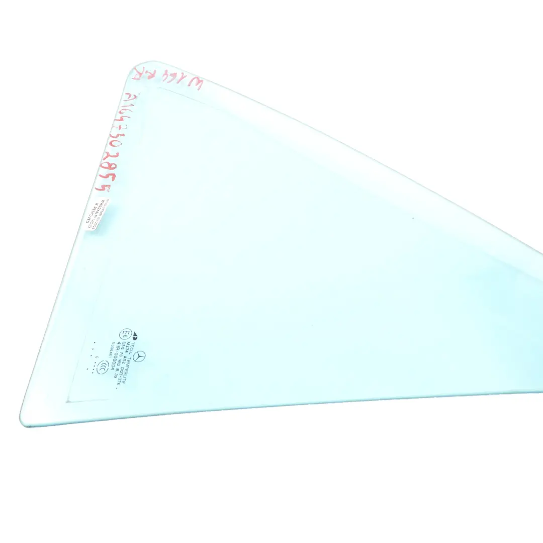 Mercedes W164 Ventana Cristal Puerta Trasera Cuarto Derecho Azul - SKU A1647302855 - Número de pieza A1647302855