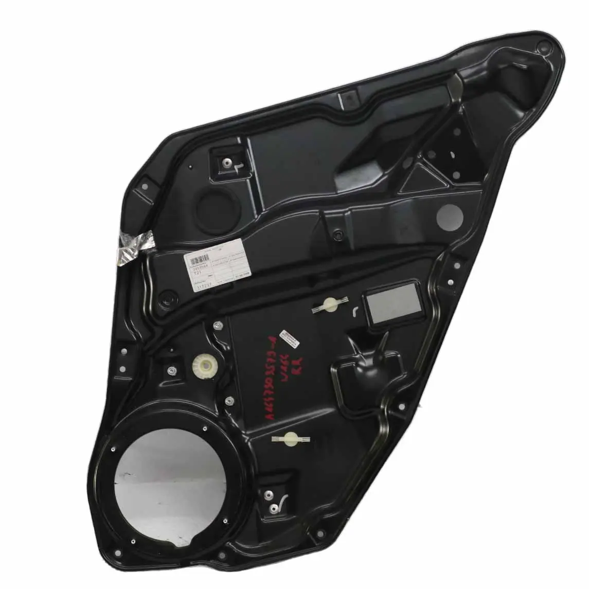 Mercedes W164 Elevador de ventana de la puerta trasera derecha Regulador montaje