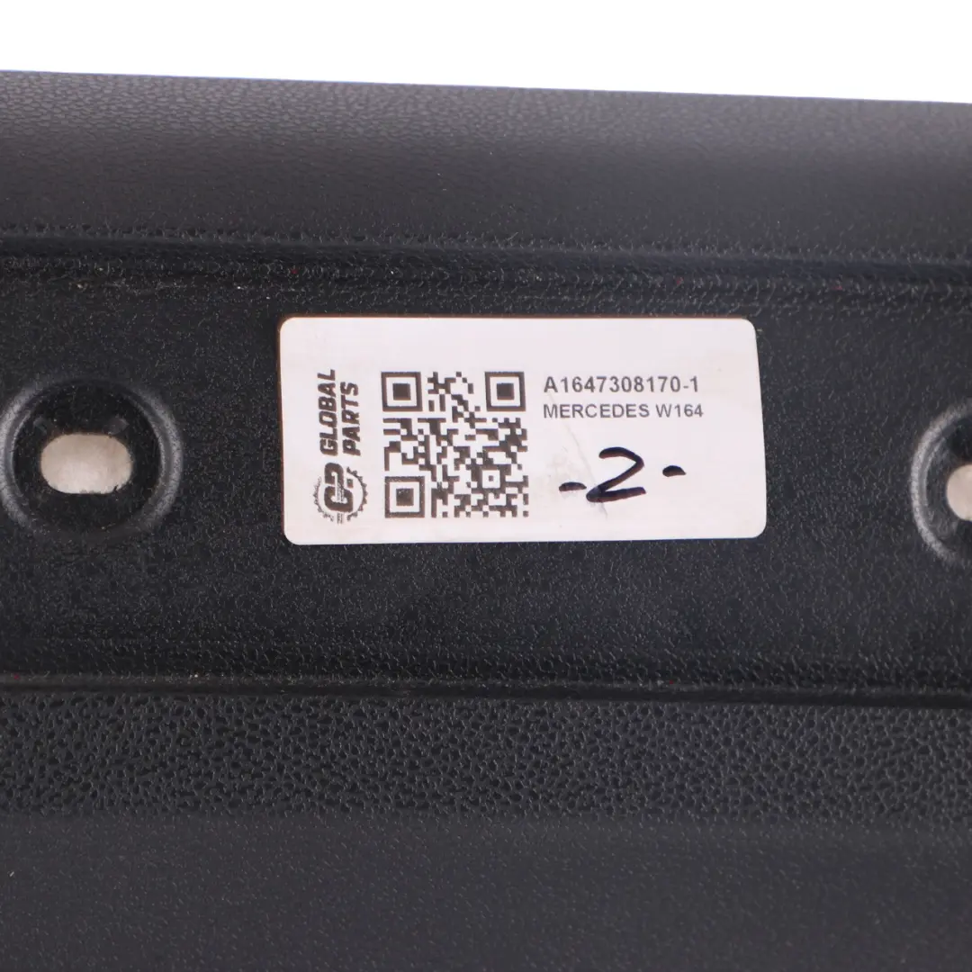Mercedes ML W164 Door Card Rear Left N/S AMG Trim Cover Panelling Leather Black - SKU A1647308170-1 - Part number A1647200562